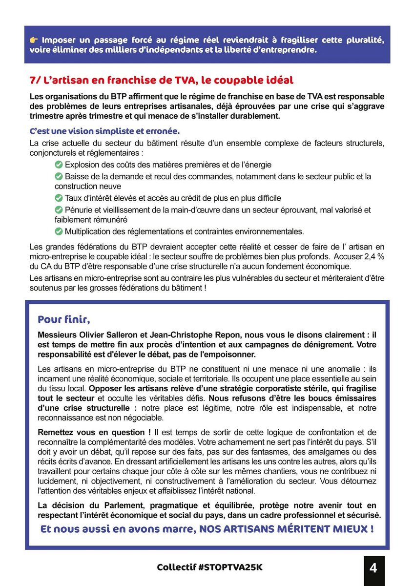 McdPagis's tweet photo. @capeb_fr @reponcapeb @Senat @AssembleeNat #yenamarre #nosartisansmeritentmieux  #franchisetva
#plf2026 #casuffit
#repon #salleron #capeb
#ffbatiment  #FFB #PerdezPasVotreTempsLe17
#transitionenergetique #primerenov #btp #btpfrance 
#plusfortensemble #batiment #artisan   #pasdeconcurrencedeloyale
 #StopTVA25K https://t.co/PCVIWUg28o