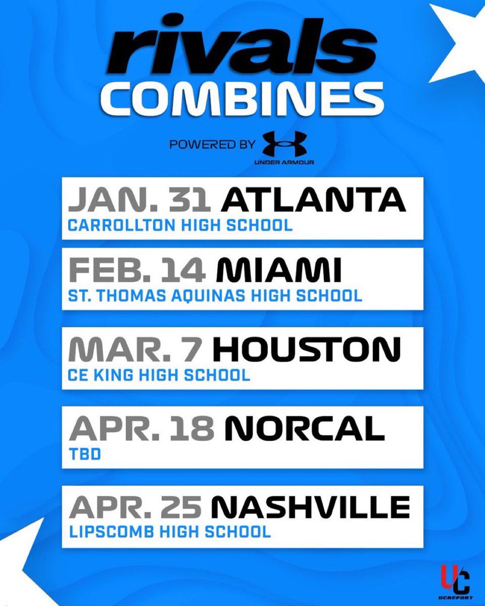 BigJohnjackson_'s tweet image. I will be attending the @Rivals Combine camp (Feb 14) in Miami.
Can’t wait to be apart of some great talent! 

@SeanEperjesi @Andy_Villamarzo 
@RivalsHS @Scout_JeffreyS 
@jmaisel5 @pmathieson12 
@PascoCountyFB @SuncoastPreps 
@Scout_JeffreyS @ChadSimmons_