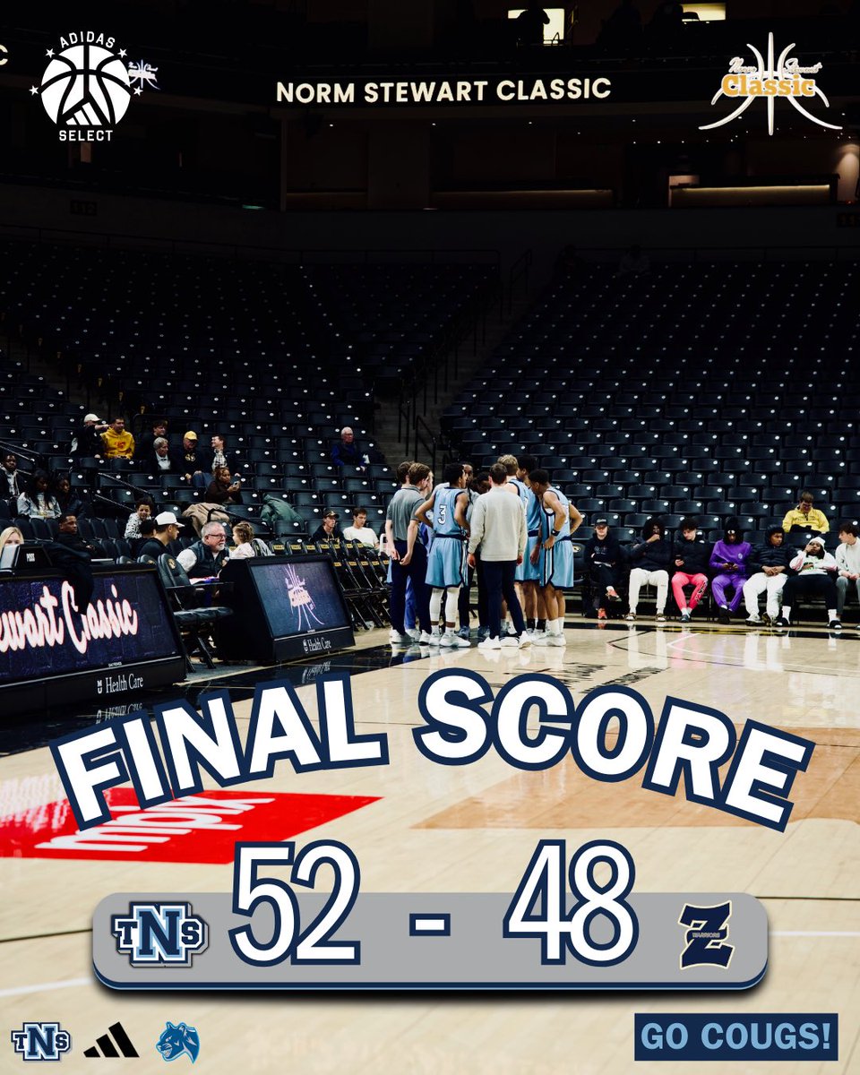 NORM STEWART CLASSIC - COUGARS KNOCK OFF THE #24
TEAM IN THE COUNTRY.

<a href="/MizzouHoops/">Mizzou Hoops</a> signee <a href="/AidanChronist1/">Aidan Chronister</a> named Game MVP with 25 pts, 7 rbs, &amp; 4 asts.

<a href="/ethan1long1/">Ethan Long</a> - 9pts, 11rbs, 1asts
<a href="/RyderScribner/">Ryder Scribner</a> - 8pts, 2rbs, 3asts
<a href="/AyalaAnthoni/">Anthoni Ayala</a> - 8pts, 5rbs, 3asts

#AdidasSelect