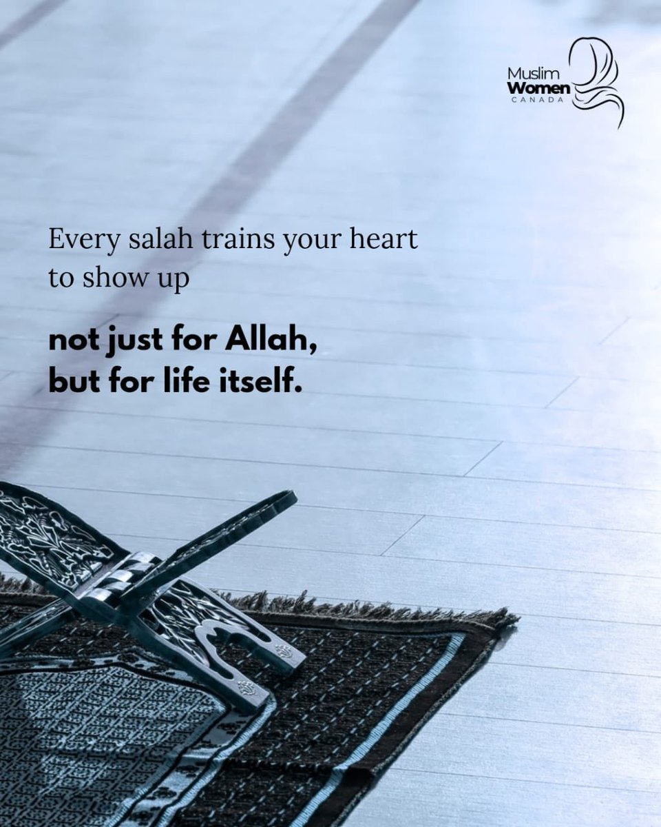 AhmadiWomen1922's tweet image. Each prayer is a cure for procrastination, a reset for chaos, and a reminder of mercy.

#MercyInIslam #SalahOnTime #FaithAndDiscipline #ProcrastinationCure #IslamicReflections #MindfulMuslim
Sources in reply.