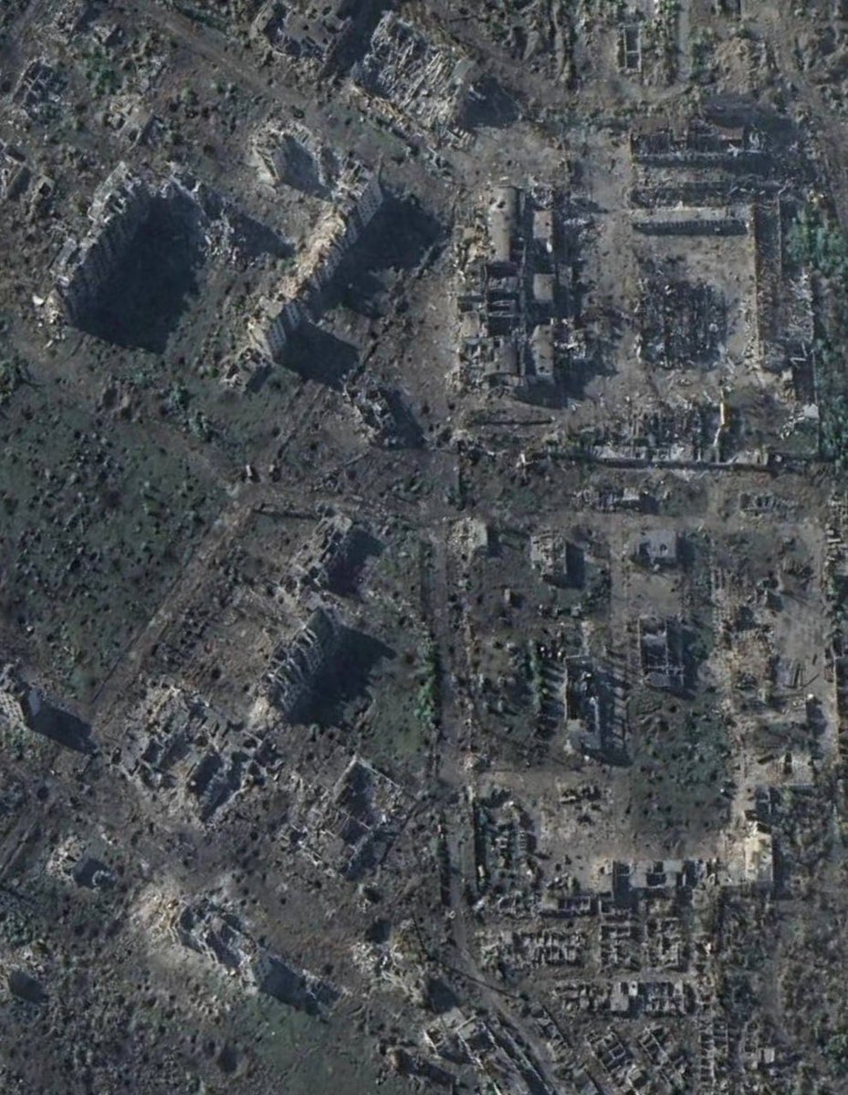 This is not Hiroshima in 1945. 

It is eastern Ukraine’s Chasiv Yar in 2025.

Russia is destroying entire cities in the heart of Europe, one after another.