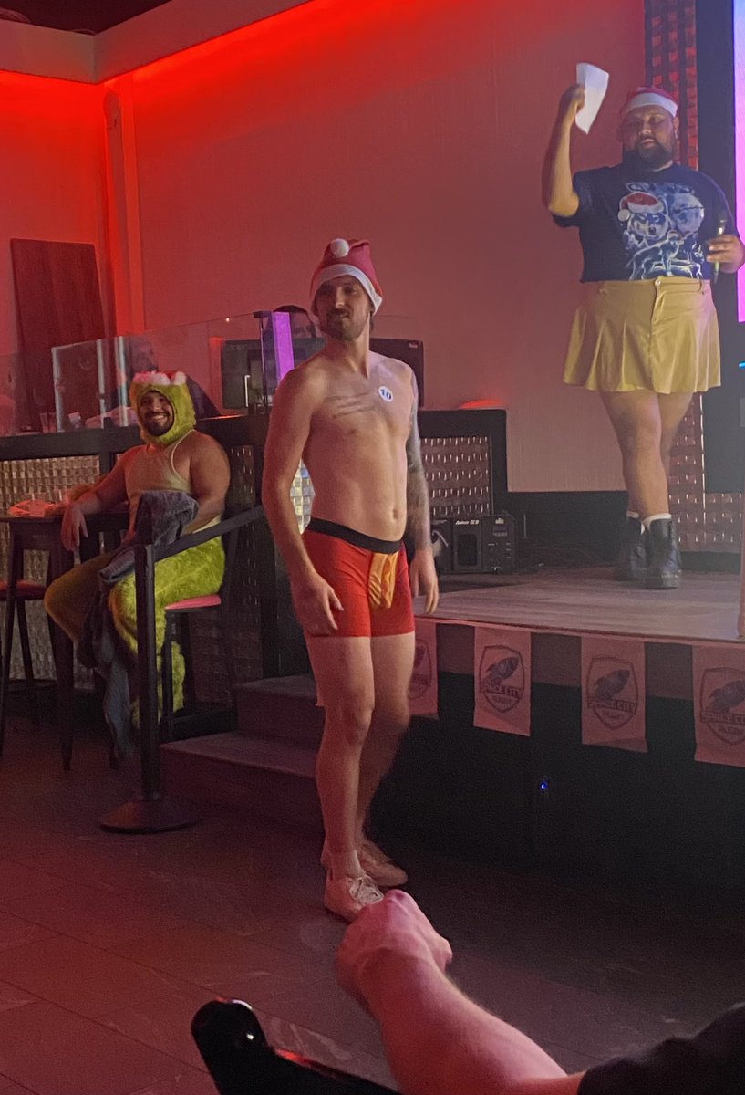 JKCrayton's tweet photo. A few photos from the Space City Underwear Auction benefiting Tony’s Place 🤪😈🙂 https://t.co/N59FQQb3qv