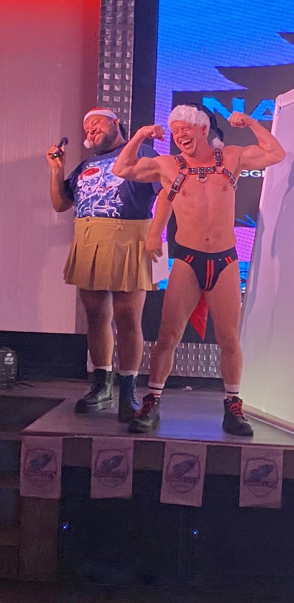 JKCrayton's tweet photo. A few photos from the Space City Underwear Auction benefiting Tony’s Place 🤪😈🙂 https://t.co/N59FQQb3qv