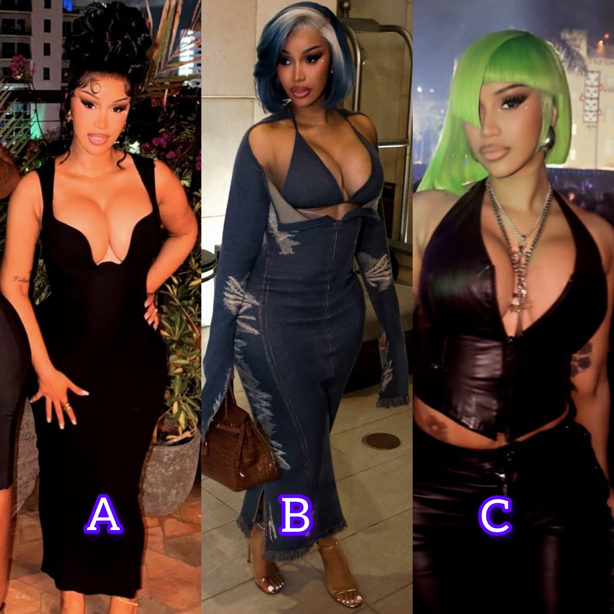 RedMedia_us's tweet image. She gave us Three Premium Looks this weekend. Which one is your favourite?