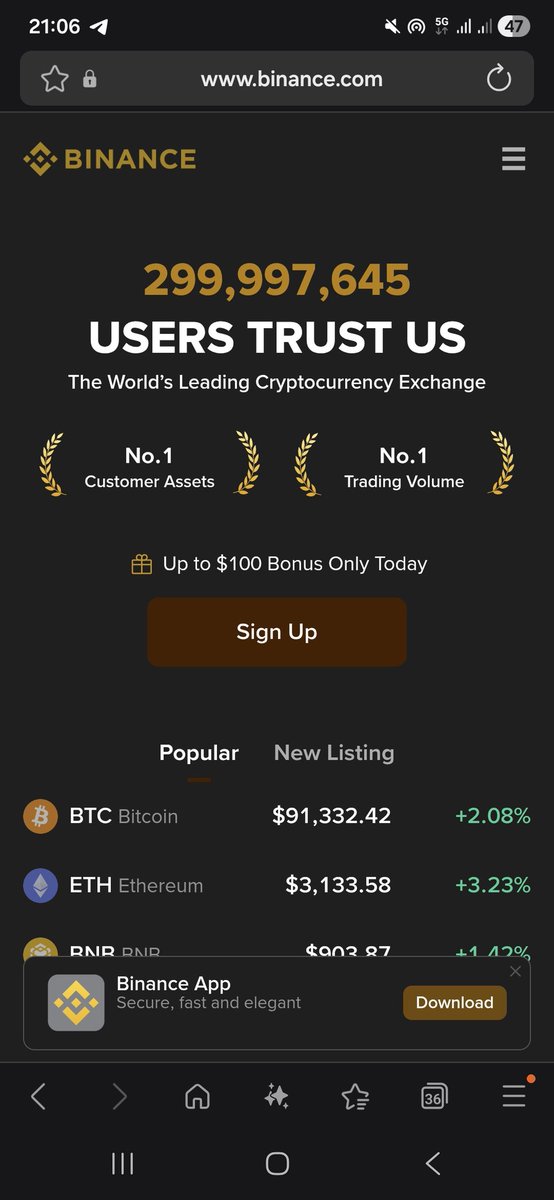Just a screenshot of the homepage.. <a href="/binance/">Binance</a> 🫰

<a href="/BinanceAngels/">Binance Angels</a>