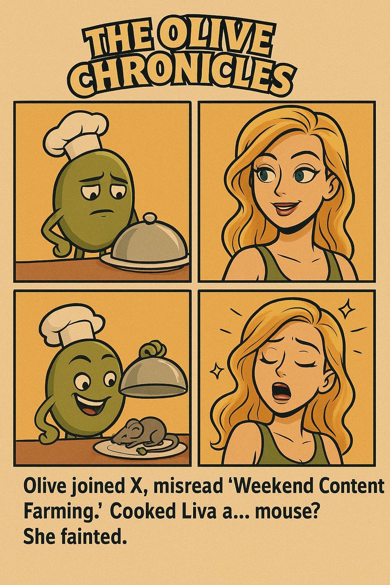 I honestly thought “Weekend Content Farming” meant cooking for someone.
Liva’s birthday happened to fall on the same day… or maybe Olive forgot.
Or maybe it was GPT’s great advice.
At this point, I’m not sure if the problem is the universe…
or just Olive being Olive.