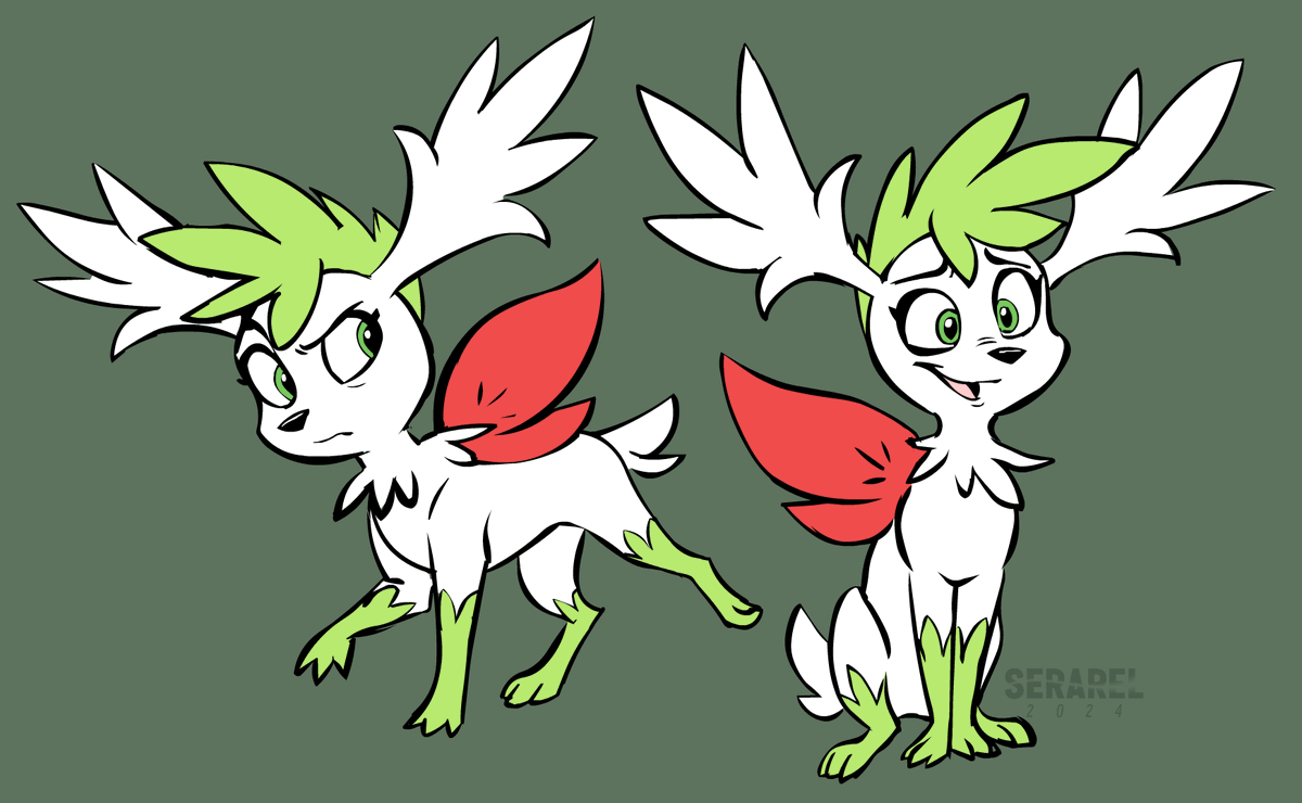 SerarelDeer's tweet image. Shaymin's a cool pokemon