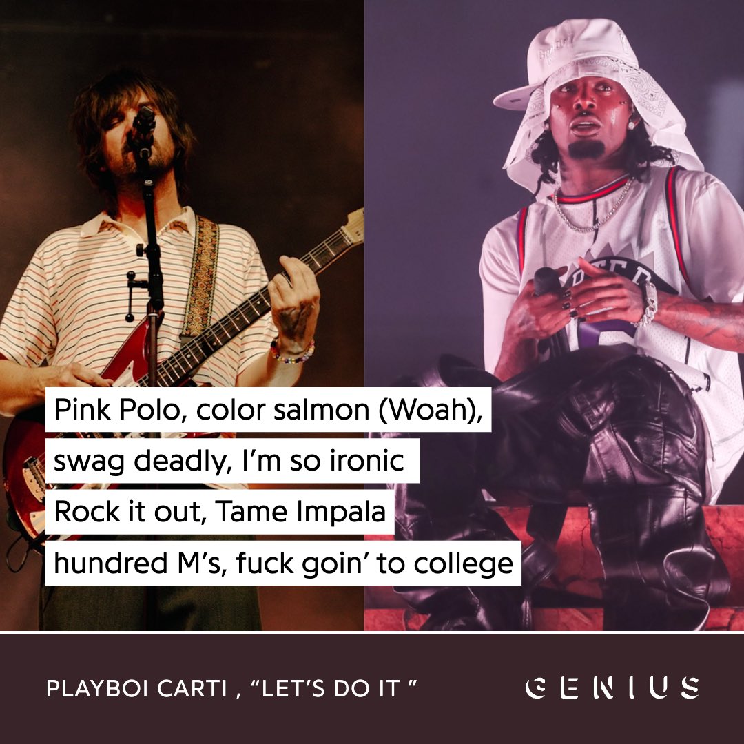 Playboi Carti shouting out Tame Impala on Lil Baby’s “Let’s Do It” was the best thing about the song 🔥