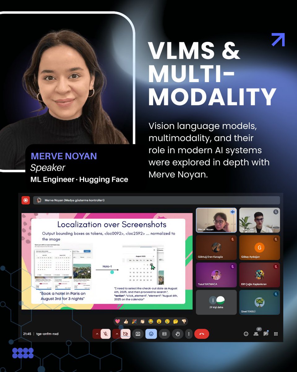 We just wrapped up Week 5 of <a href="/YouthAIInit/">Youth AI Initiative</a>, and we officially left “text-only” AI behind. 🖼️🔊

This week was all about the frontier of Generative Media and Multimodal AI, taught by two people we know well: <a href="/gokayfem/">gokaygokay</a> from <a href="/fal/">fal</a> and <a href="/mervenoyann/">merve</a> from <a href="/huggingface/">Hugging Face</a> 🚀

First up,