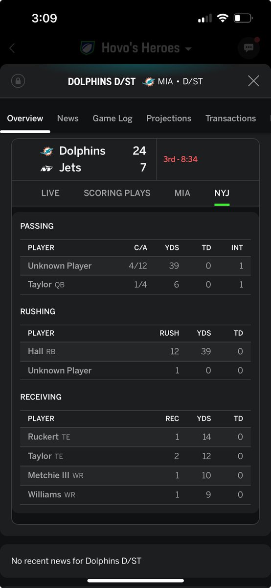 This is classic ny jets disrespect lol