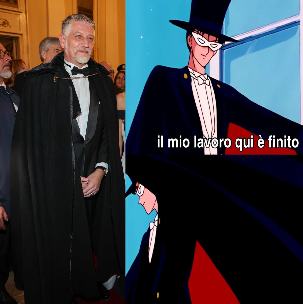 Ovviamente Giuli con un bell'abito fasciante. 
#PrimaScala