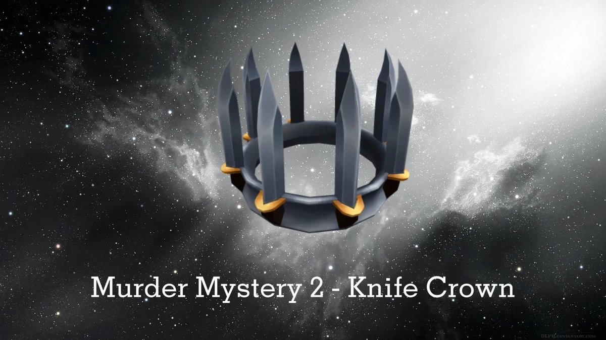 CHRISTMAS GIVEAWAY🎄

Prize: Murder Mystery 2 - Knife Crown

Conditions:

Follow me👥

Like❤️

Retweet♻️

Tag a friend in the comments or tag your favorite ugc creator✨

The end of the giveaways: 12/20/2025