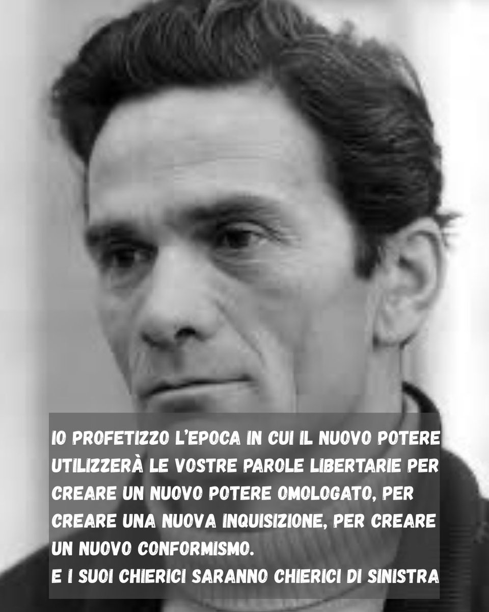Pasolini doveva pronunciare questo discorso al congresso del partito radicale, ma il giorno prima fu ucciso.
La riflessione di Pasolini attaccava l’omologazione culturale per cui si stava creando un “fascismo antropológico” attraverso l’uso del linguaggio progressista.