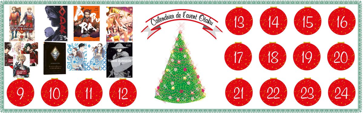 OtakuEsprit's tweet image. 🎄Calendrier de l'avent - case 8🎄

On repart pour une nouvelle semaine de lots à gagner et pour ce huitième jour je vous fait gagner le T1 de Tower Dungeon ! 😉

Pour participer :

- RT + Like
- Follow @OtakuEsprit

TAS dès demain !