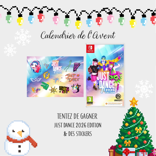 #CONCOURS 
Jour 8 du Calendrier de l'Avent Hypergames 🎅

Pour participer : 
➡️RT+Follow <a href="/HypergamesA/">Hypergames Auchan</a> 
➡️Like+Commente avec le #Justdance2026

TAS le 08/12

2 Gagnant(e)s 
Règlement : 
hypergames.com/12/2025/calend…