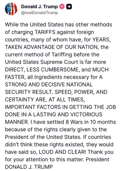 🚨BREAKING: Trump KNOWS he’s about to LOSE the tariff case at the Supreme Court.