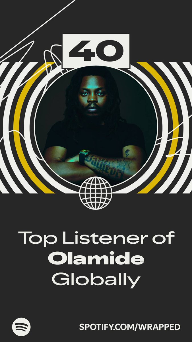 Kgudners's tweet photo. @ybnl2012 @Hon_Hayzed @Olamide Me wey dey no 40, I fall for you brov. Your total minutes on Olamide alone doubles my whole Spotify wrapped 
#SpotifyWrapped https://t.co/oRPbdutFiW