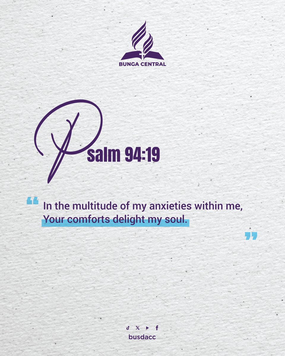 Even when your heart is crowded with worries, God’s comfort can still bring joy.