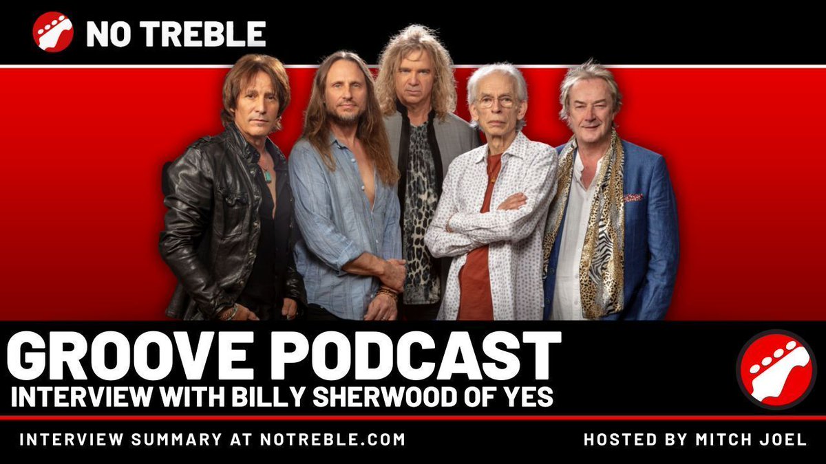 Groove: Billy Sherwood reflects on Squire, composition, and the YES bass role. notreble.com/buzz/2025/12/0…