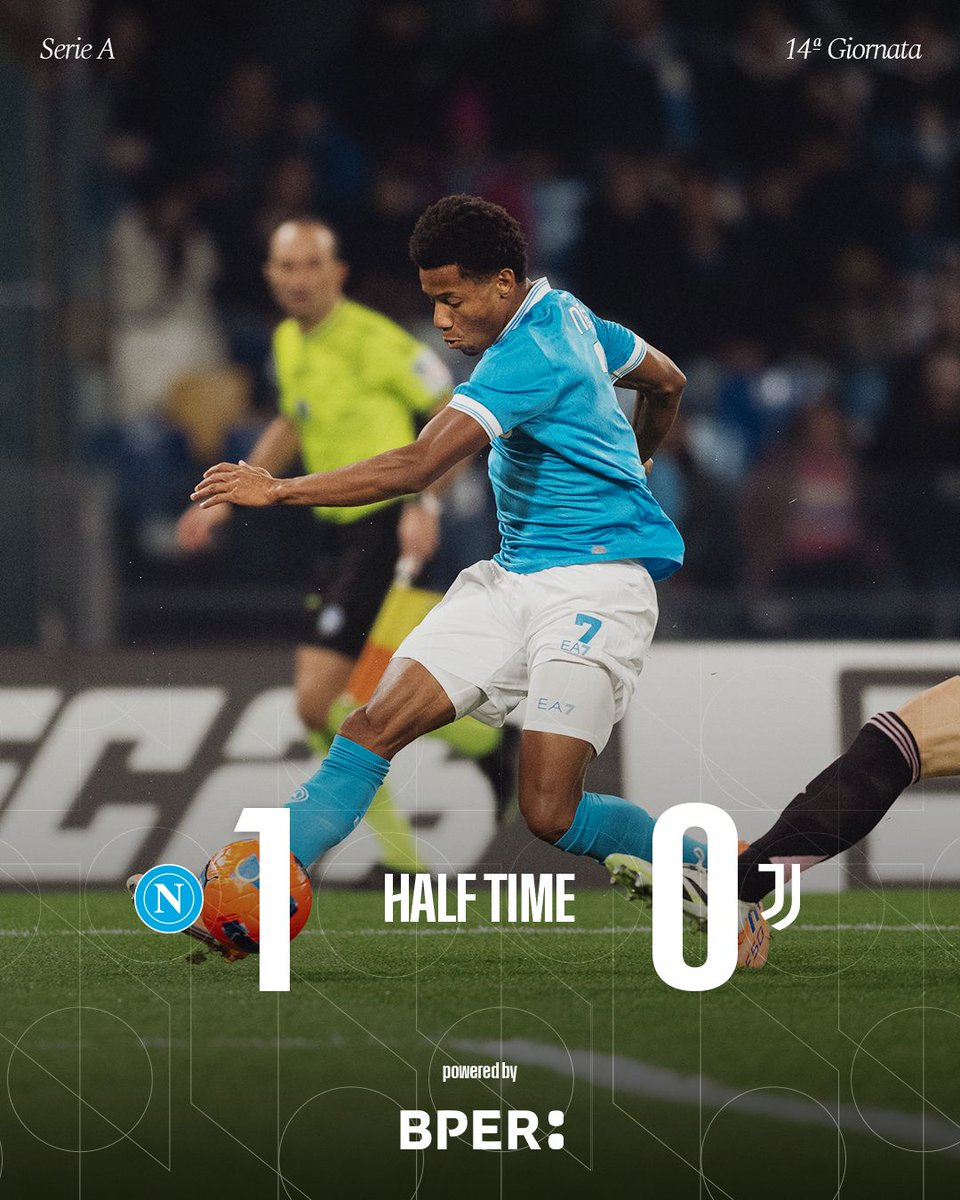 Image for the Tweet beginning: ⏸️ Fine primo tempo

 #NapoliJuventus