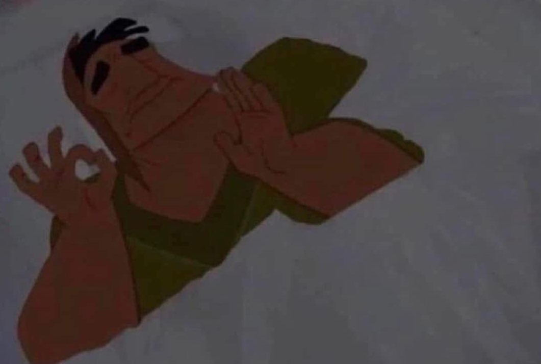 When you go to sleep after an exhausting day and it starts raining