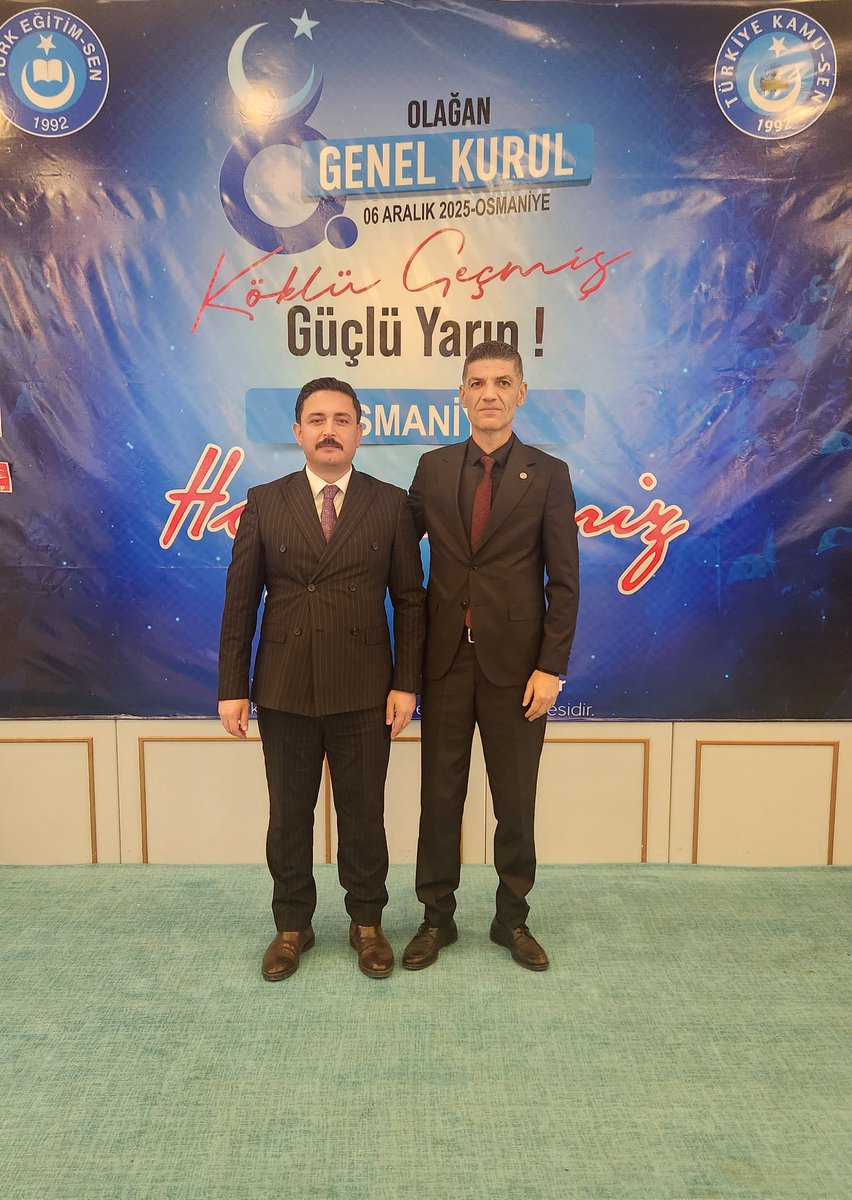 Mensubu olmaktan büyük onur ve şeref duyduğum, Türk Eğitim Sen Osmaniye Şubemizin 8. Olağan Genel Kurulunda güven tazeleyerek Şube Başkanlığına yeniden seçilen Sn. İsmail Kılınç Başkanım ve değerli yönetimini tebrik eder; çalışmalarında kolaylık ve başarılar dilerim.. 

Var Olsun