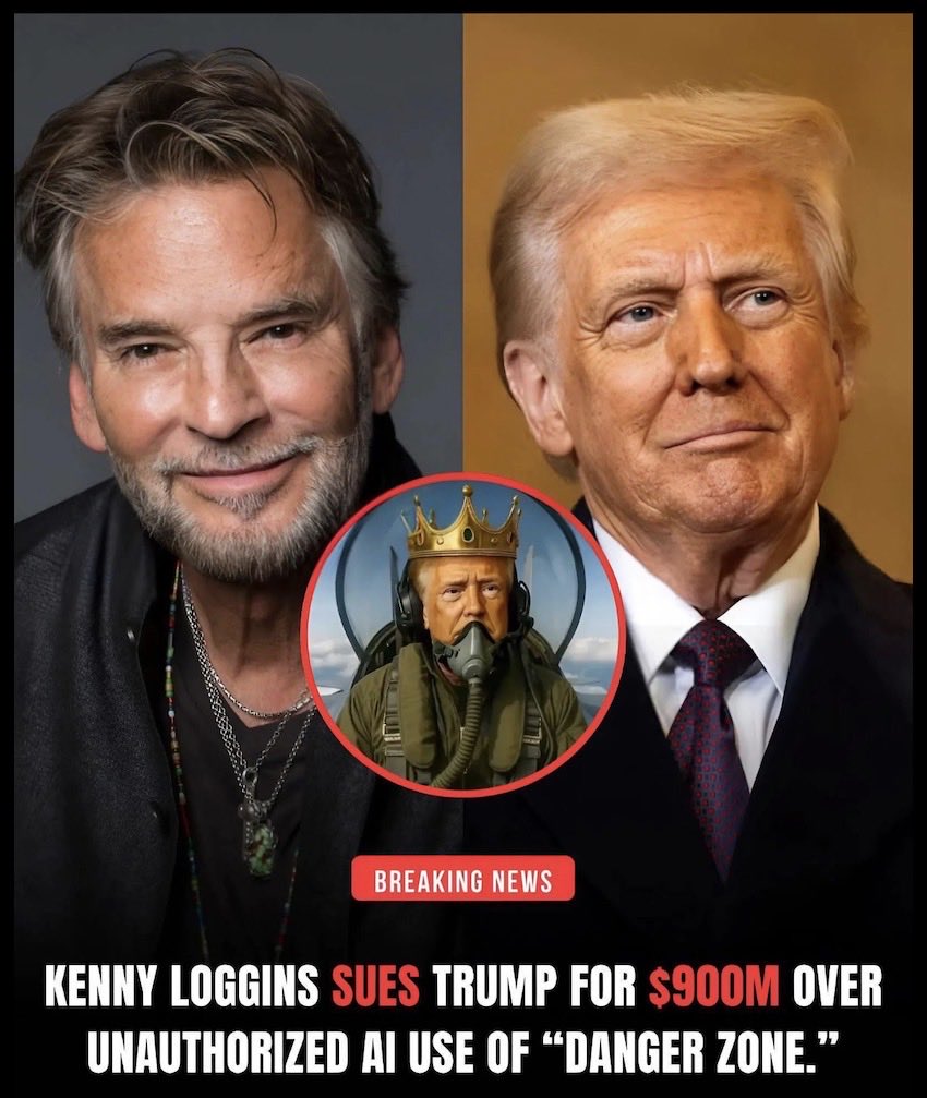WELL done Kenny! TRUMP thinks he can
'take' any music he wants, regardless of ownership! Musicians should be able to protect THEIR work from 'unauthorised'
use by anyone, especially #MrPiggy! 

Raise a ✋ if you support action against
those using music without authority! 🙋‍♂️