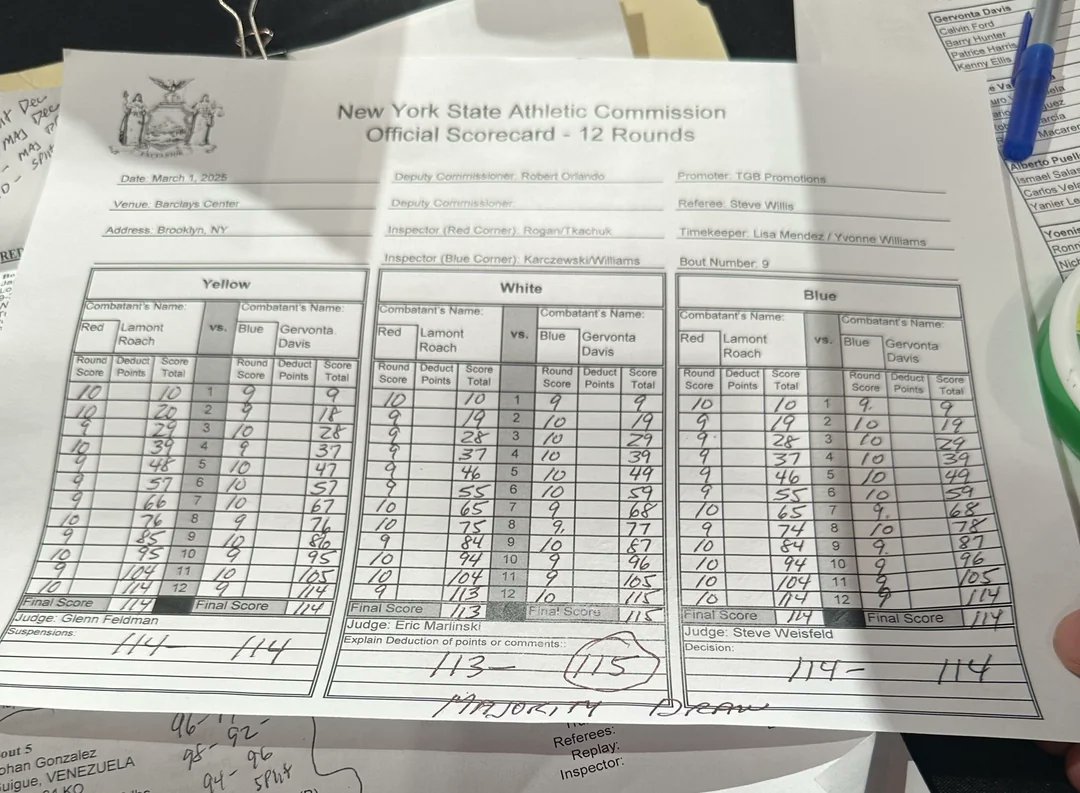 DanCanobbio's tweet photo. Lamont Roach not winning a single scorecard in either of the Tank and Pitbull fights is crazy https://t.co/Cz5JcqcIae