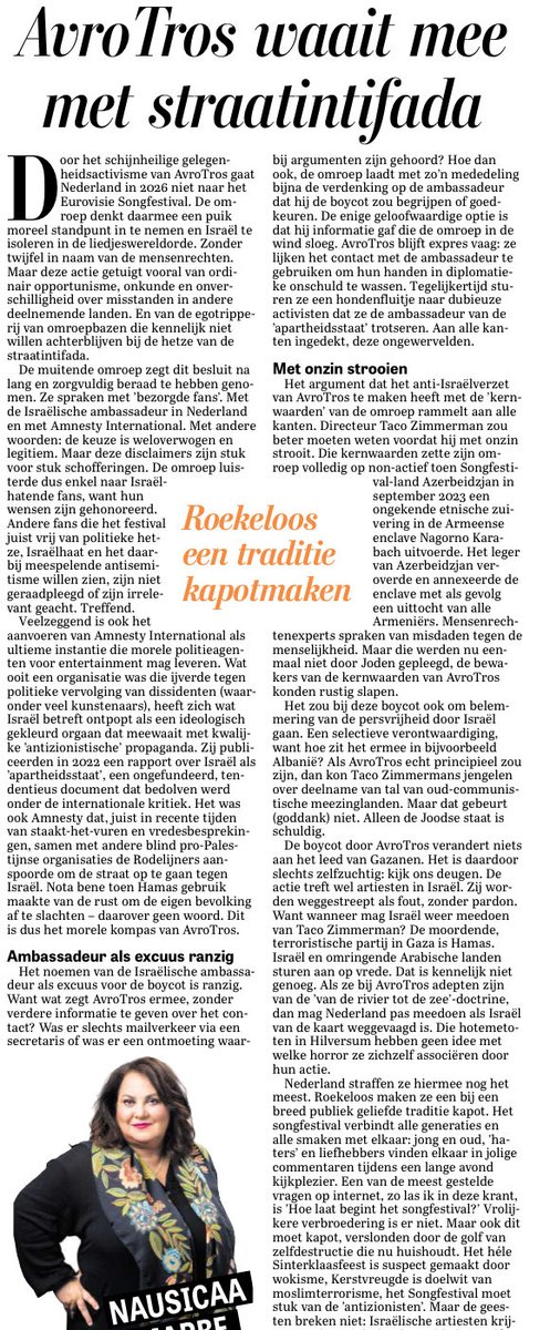Omroepbazen die beslissingen nemen…. Owh wacht en het is geweldig dat ze hun rug recht houden! #NPO #AVROTROS lezen jullie mee.