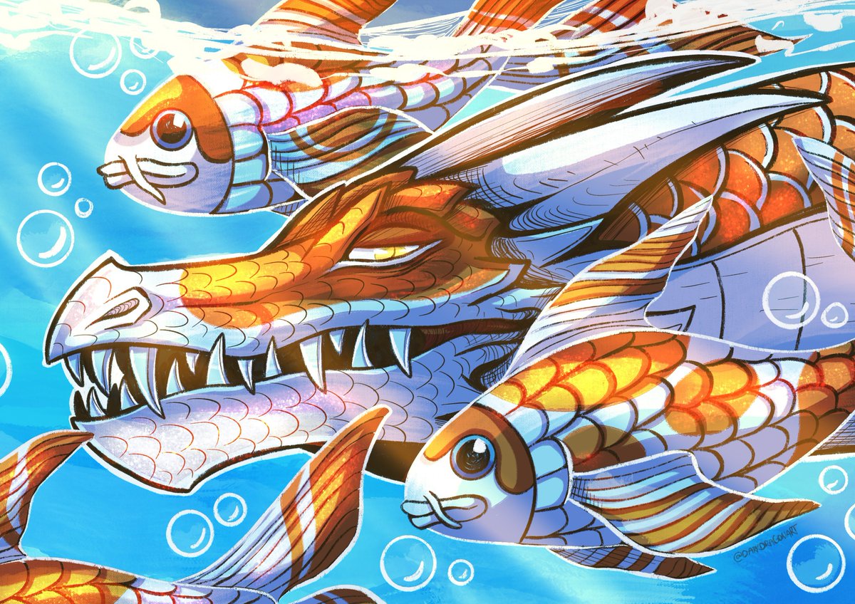 one koi is not like the others ~