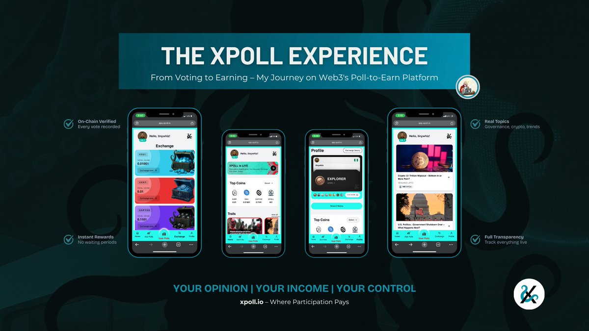 My experience with <a href="/xpollplatform/">XPOLL</a> has been straightforward in ways most #Web3 platforms aren't. It actually delivers what it promises without the usual runaround that makes you question whether compensation will ever show up.
Participated in polls covering topics from Nigerian