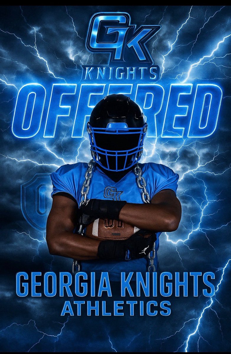 DamienProsser0's tweet photo. Thankful to be blessed with an official offer from Georgia Knights Football! @dequanmosley2 @GeorgiaKnights1 https://t.co/0VscbQV3xu