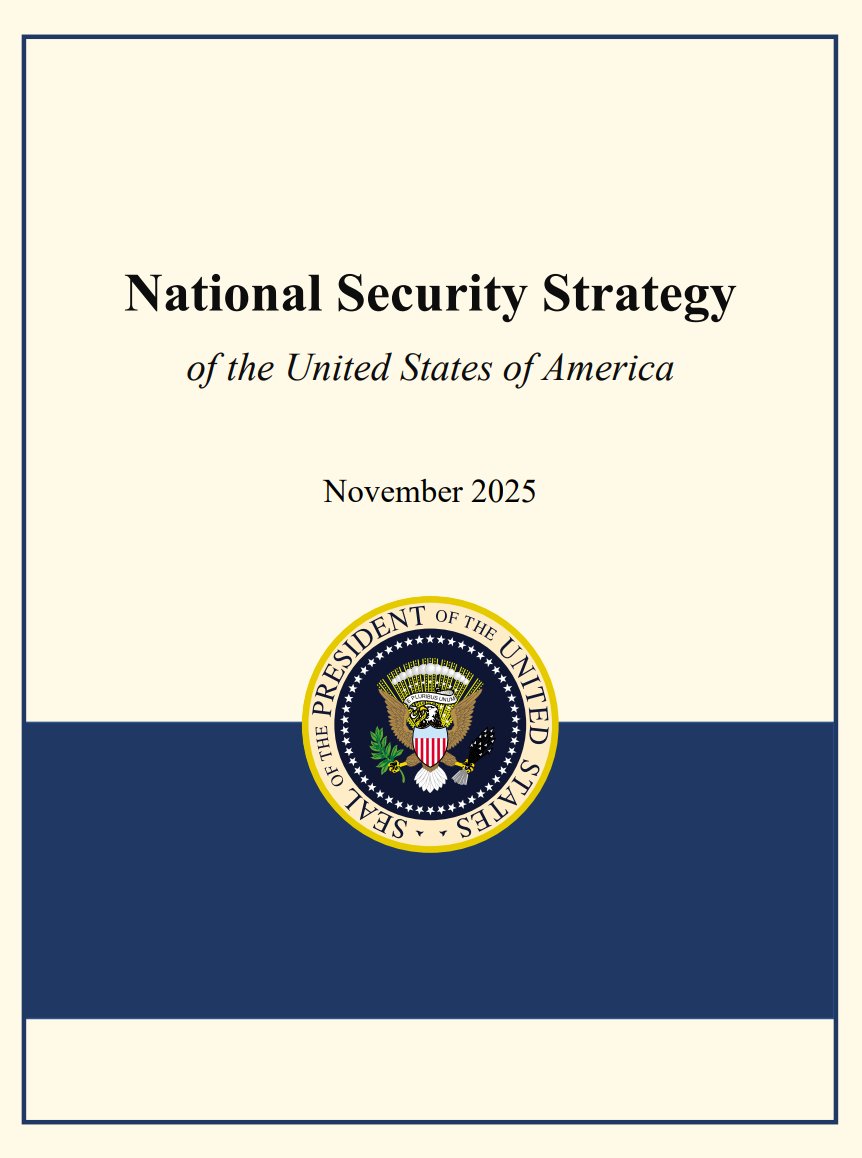 The new US National Strategy Paper was released.
A brief overview.📜

🔹The top priority for the US will be in the Western hemisphere, in the Americas. Much like a rebranded Monroe doctrine, the strategic focus of the US will be on fighting "narco-terrorists" and border security.