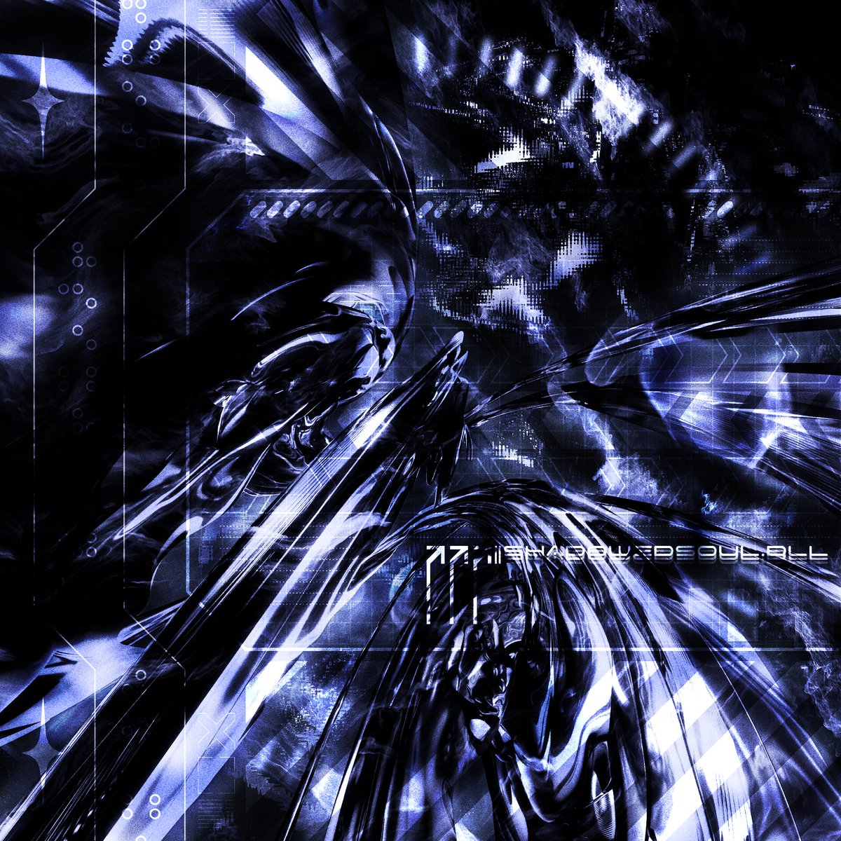 SHADOWEDSOUL.DLL
Time taken: 1 day
Software used: Blender, After Effects, Photoshop, Illustrator, JWildfire

JWildfire is amazing and I 100% recommend downloading this software if you want to make your own metalheart art

I think I used it pretty well in this piece :D