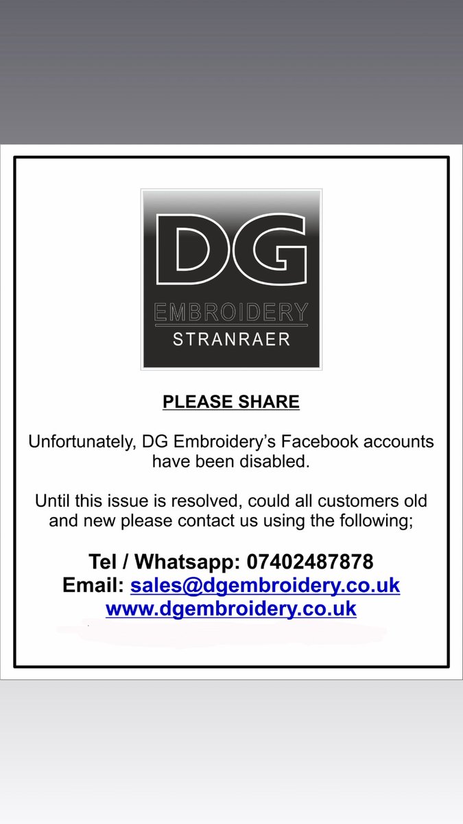 dgembroidery's tweet image. #Workwear #Packages supplied and #Embroidered recently for RV Valets and Window Doctor Stranraer.

Orders and Enquiries;

📲 07402487878
dgembroidery.co.uk
sales@dgembroidery.co.uk

RT’s appreciated 😄