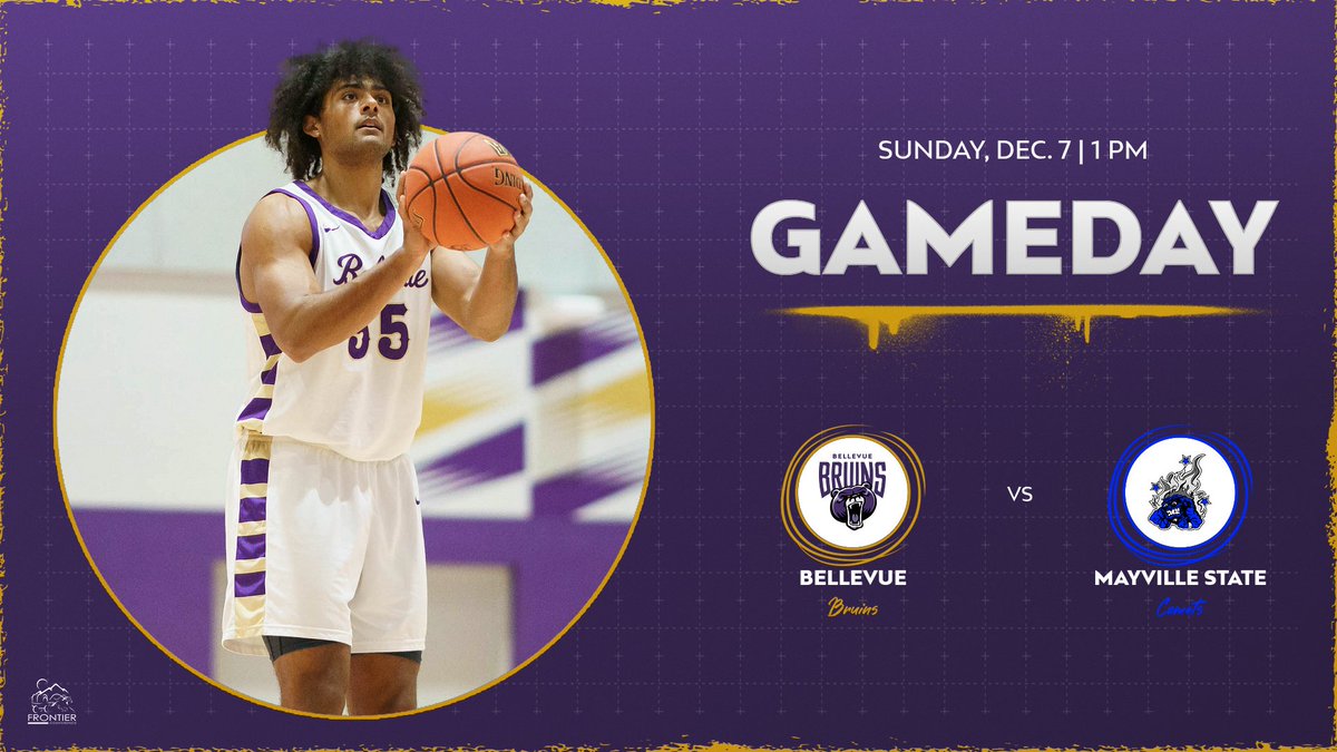 🏀 GAME DAY 🏀

Bellevue Men's Basketball
 hosts Mayville State today at 1 pm (postponed from Dec. 6)

🆚 Mayville State
⏰ 1 PM
📍 Bellevue, Neb. | BU Fieldhouse
📺 - t.ly/Z1tiJ
📊 - t.ly/h6-nH

#NAIAMBB #TheRightWayToPlay