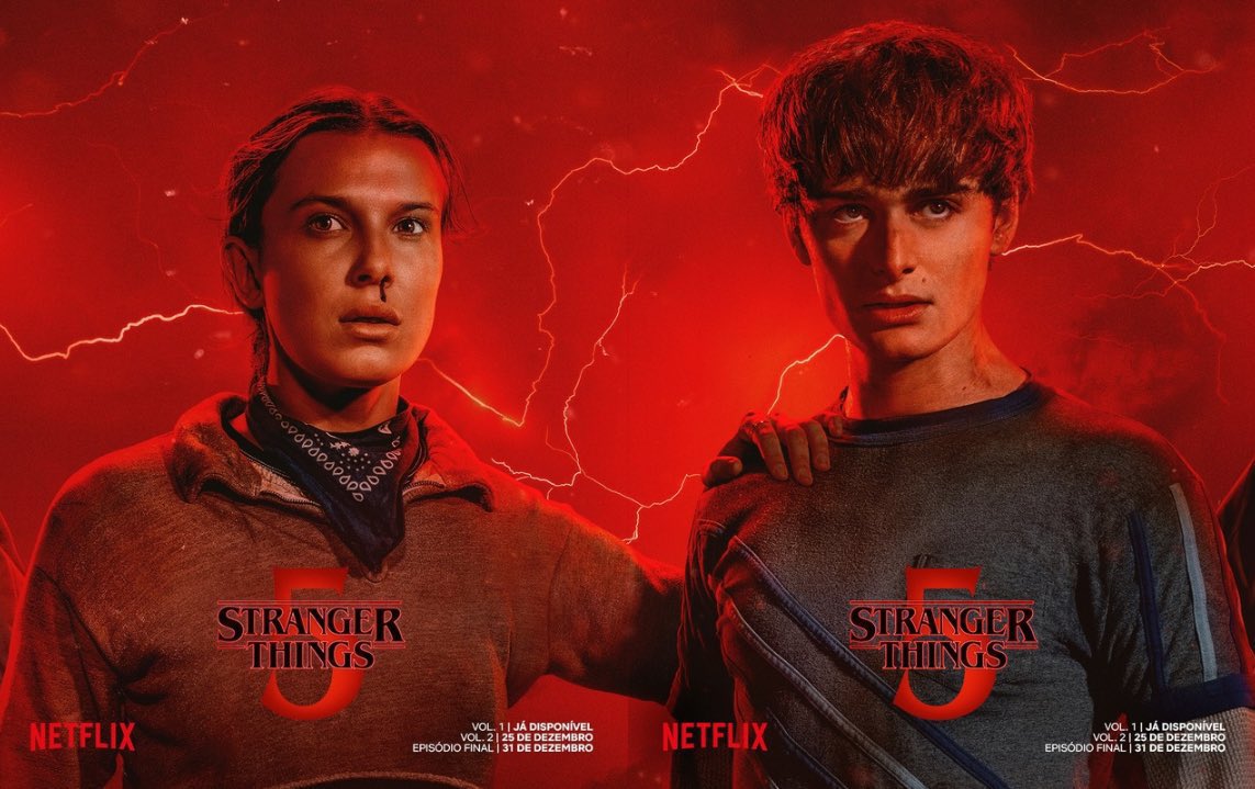 Euhenryvieira's tweet image. OS PROTAGONISTAS DE STRANGER THINGS PQP IRMÃOS QUE IRÃO DESTRUIR O VECNA