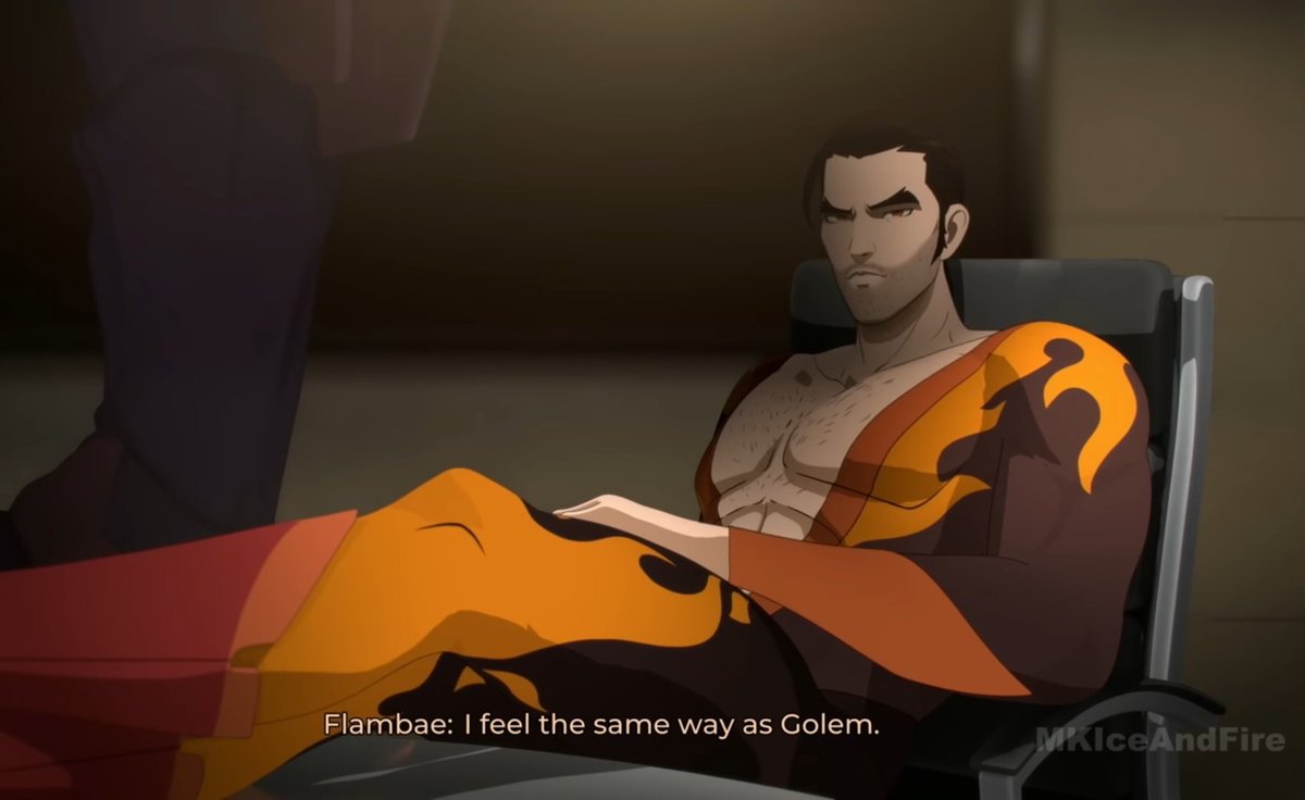 Marselin71's tweet photo. Can we talk about Flambe being Invisimech shipper?❤️‍🔥 
 :'3
#dispatch #invisimech #visimech #flambe #courbert https://t.co/txmlLHjePg