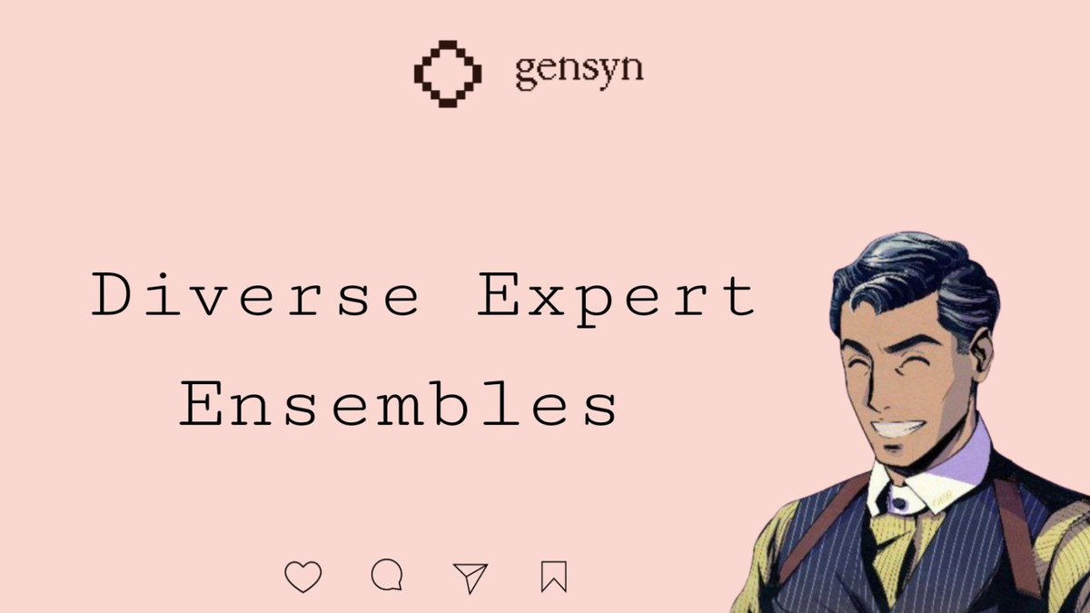 Smarter, not harder 🧠 <a href="/gensynai/">gensyn</a>

​I have been reading about "Diverse Expert Ensembles" from Gensyn, and it creates a smarter path for training LLMs.

​First, understanding the shift.
​Ensembles = Specialized Mastery.
Instead of forcing one giant model to learn everything, Gensyn