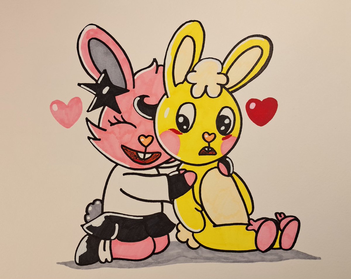 ColonelGasMask's tweet photo. @lxminekoneko 
Cuddles x Blossom. A little christmas present for you

#traditionalart #HTF #happytreefriends #OC #furryartist #furryfandom #furryartworks #drawingart #art #furryarts #furrycommuniy #anthroart #artwork #drawing #furryfandom https://t.co/BrnXcmYdAG