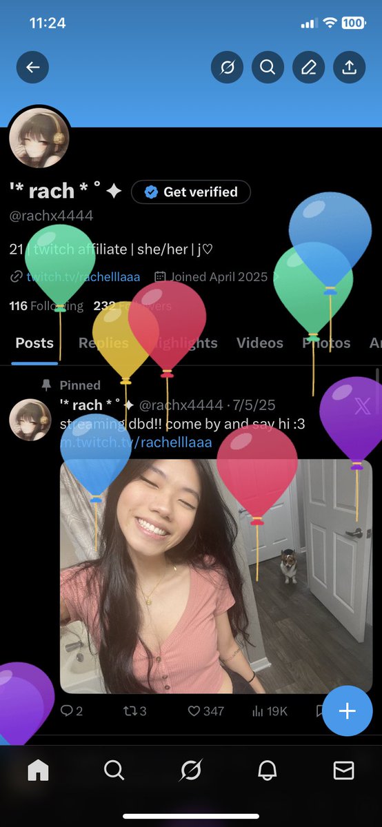 '* rach * ˚ ✦ tweet media