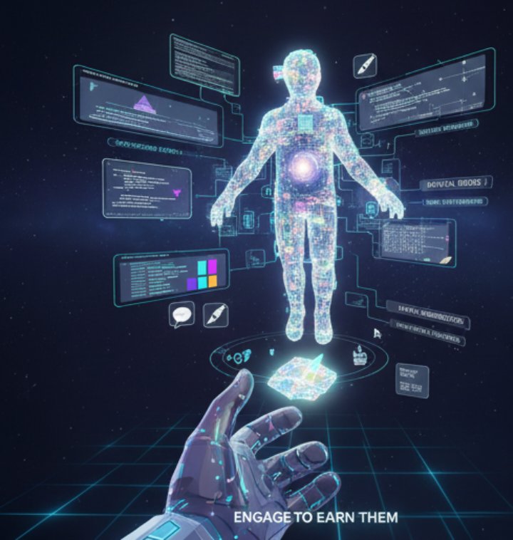 love_design20's tweet image. 4/5 🎁 Earn Your 🔑

🚀You don't just buy a LifeForms you. Engage to earn them. 
👥 This is about participation, creativity, and commitment to the future of the spatial web.

📌 how are you engaging the community right now? Comment 👇