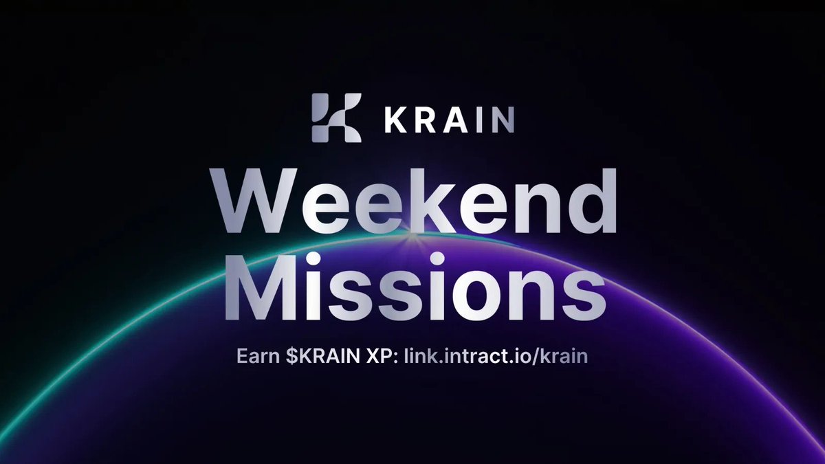 WEEKEND MISSIONS ARE SO BACK

Get up to 1,080 $KRAIN XP + KARTEL rank on Discord from now until 12/09. 

START NOW: quest.intract.io/quest/6932040f…