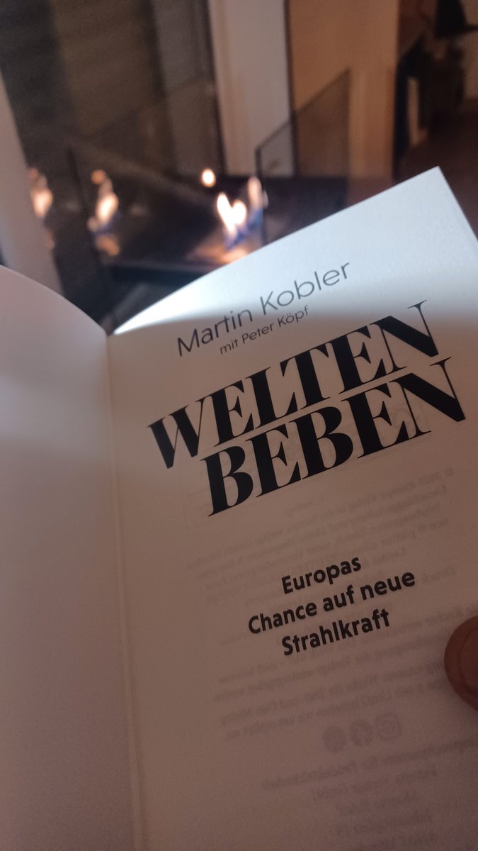 📖 In good company! 
<a href="/MartinKobler3/">Martin Kobler</a>, #Weltenbeben, <a href="/PeterKoepf/">Peter Koepf</a>, <a href="/EuropaVerlag/">Europa Verlag</a>