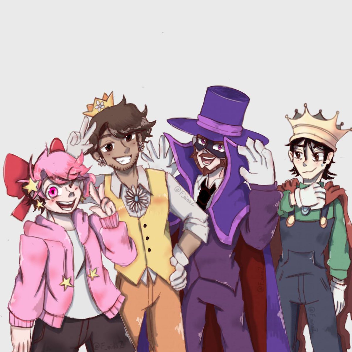 Eyy...A party crashers fanart...

Party crashers design by <a href="/vavivuvevon/">vin🐦‍⬛</a> 

#partycrashersfanart