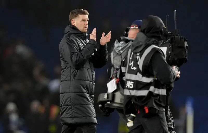 🗣️| Fabian Hürzeler on today’s draw with West Ham:

“We wanted more definitely but in the end we didn't deserve more because we didn't play with energy and intensity in the first-half.

"We deserved to concede a goal and we reacted well. In the end we have to be honest and we