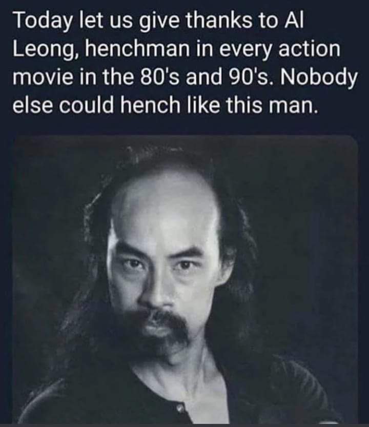 The greatest henchman of all-time 👇🏻🤛🏻