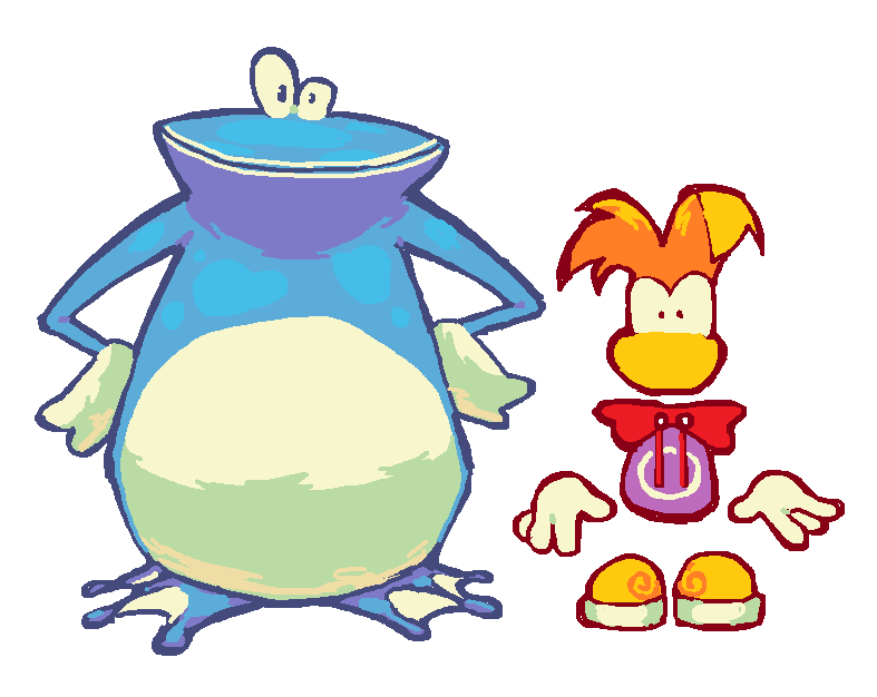 You should play Rayman 3