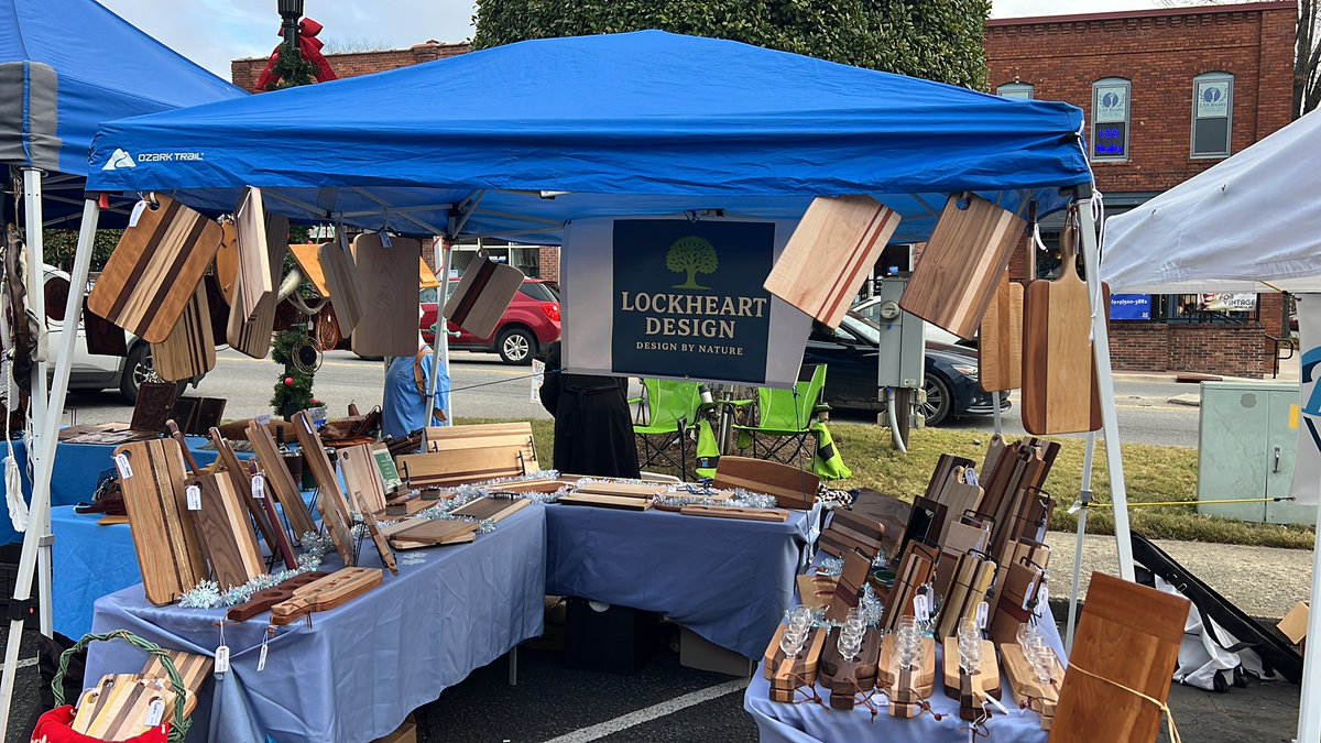 First Sunday is up and running in 15 minutes - open noon to 4 in Downtown Pittsboro!  Come on down and find some great Christmas gifts!