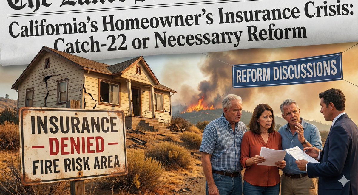 jgiaimo's tweet image. California’s Homeowner’s Insurance Crisis: Catch-22 or Necessary Reform

realtytimes.com/real-industry-…

#realtytimes #realestate #homeownerinsurance #InsuranceCrisis